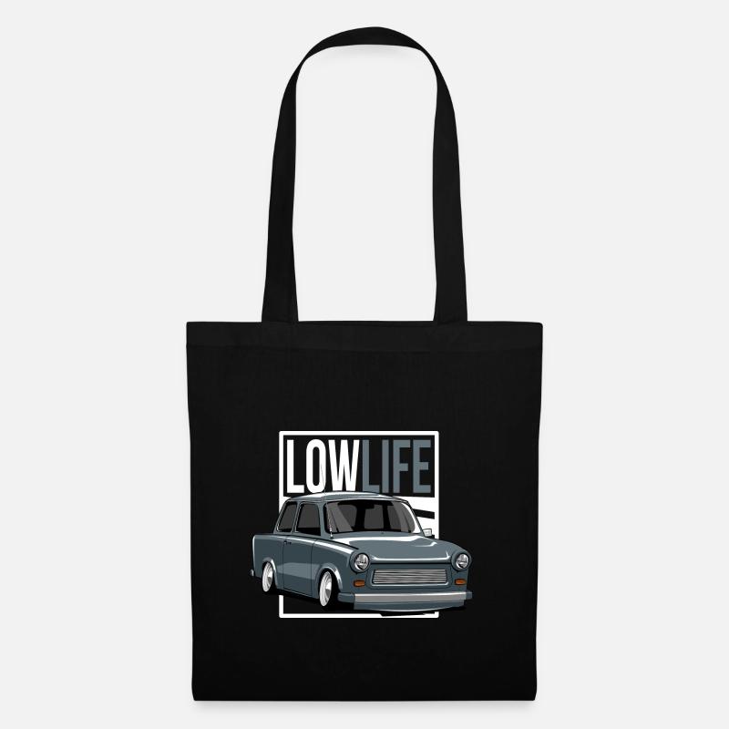 Pappe Low Life - Stoffbeutel - Schwarz