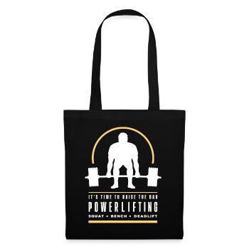 Powerlifting Deadlift | Gym | Workout | Strongman - Tote Bag - black - Front