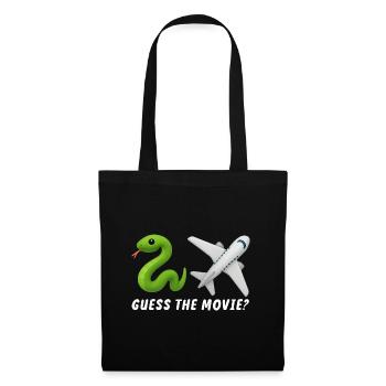 Devinez le film Drôle Humoristique - Sac en tissu - noir - Devant