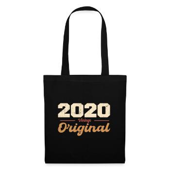 2020 Vintage Anniversary Retro Gift 2020 - Tote Bag - black - Front