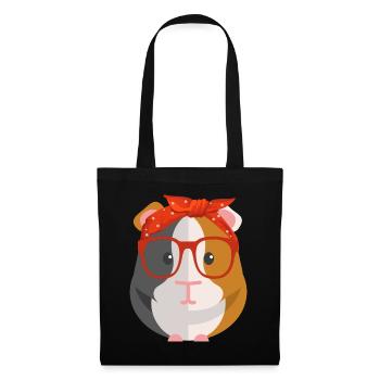 guinea pig bandanna guinea pigs Meerschweinchen - Tote Bag - black - Front