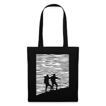 Hiking - (6) - Tote Bag - black - Front