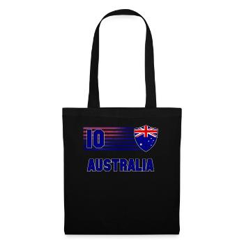 Australie - Sac en tissu - noir - Devant
