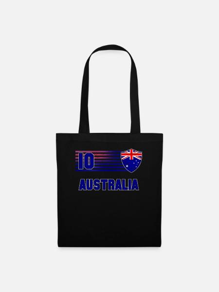Australien - Stoffbeutel - Schwarz