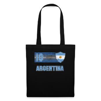 Argentine - Sac en tissu - noir - Devant