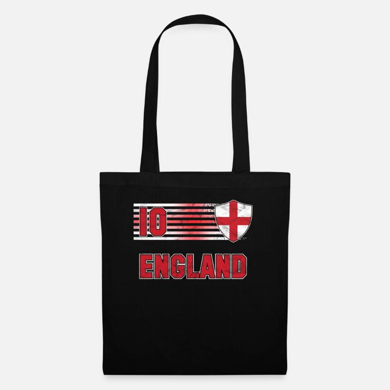 England - Stoffbeutel - Schwarz