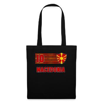 Macédoine - Sac en tissu - noir - Devant