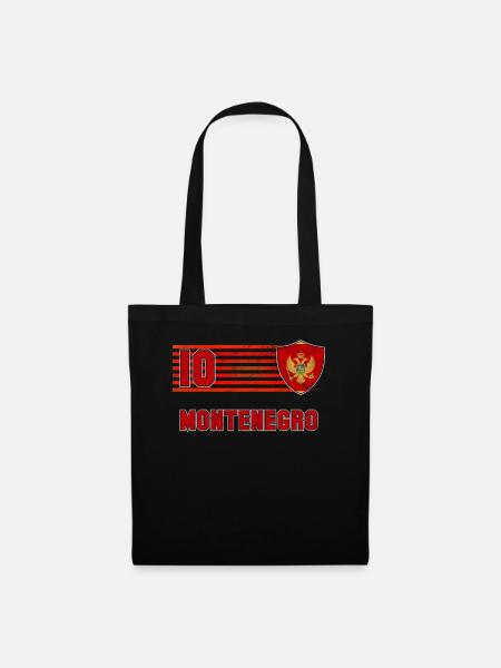 Montenegro - Stoffbeutel - Schwarz