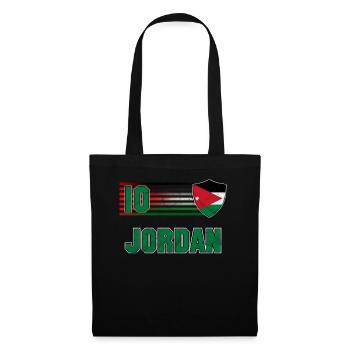 Jordanie - Sac en tissu - noir - Devant