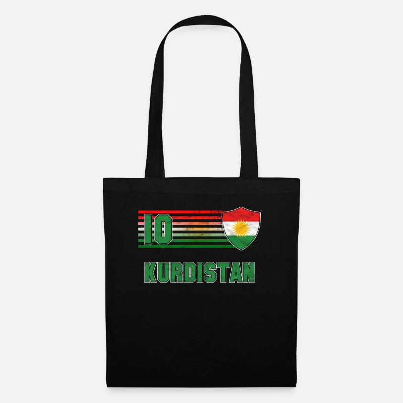 Kurdistan - Stoffbeutel - Schwarz