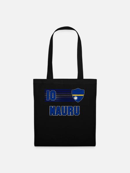 Nauru - Stoffbeutel - Schwarz