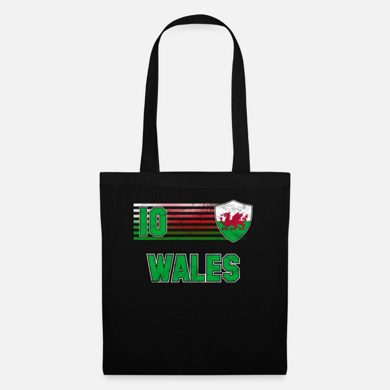 Wales - Tote Bag - black