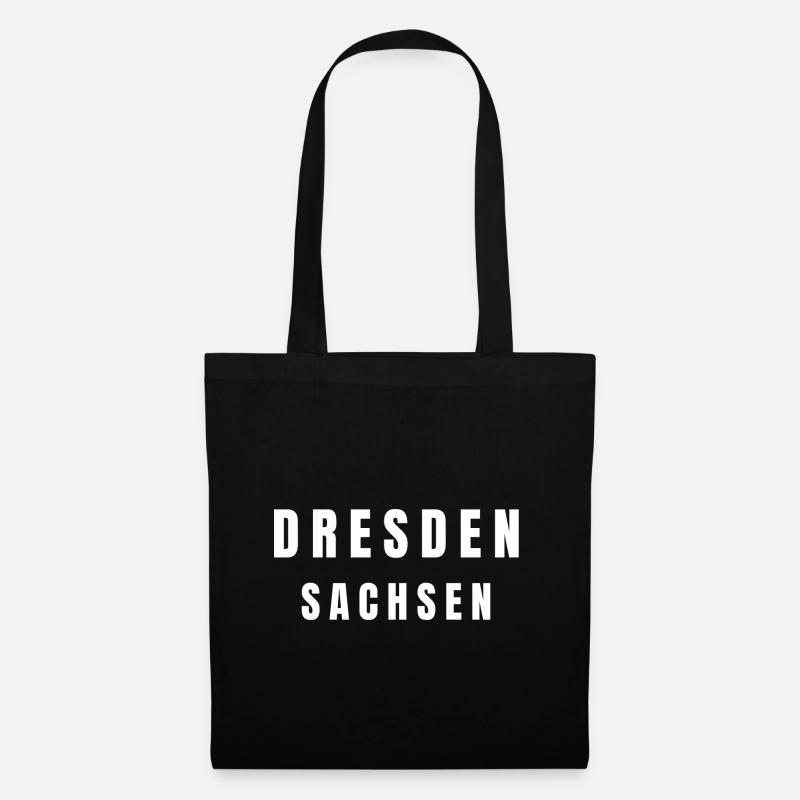 Dresden Sachsen - Stoffbeutel - Schwarz