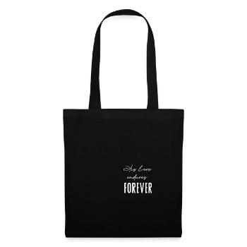 His love is forever - Tote Bag - black - Front