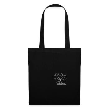Let you Light Shine - Stoffbeutel - Schwarz - Vorne