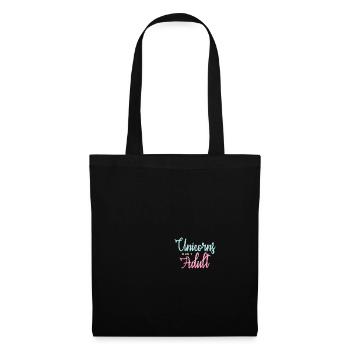 Unicorns don't grow up - Tote Bag - black - Front