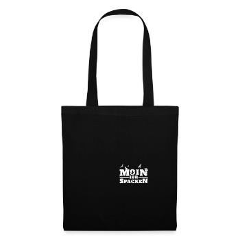 Moin ihr Spacken Möwen Meer Northern Germany - Tote Bag - black - Front
