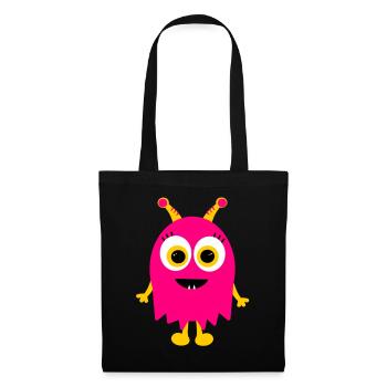 Monster - Stoffbeutel - Schwarz - Vorne