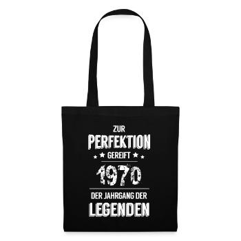 Legenden 1970 - Stoffbeutel - Schwarz - Vorne