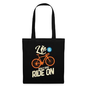 Cycling - Tote Bag - black - Front