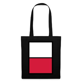 Pologne Pologne Polska T-Shirt Polska Cadeaux - Sac en tissu - noir - Devant