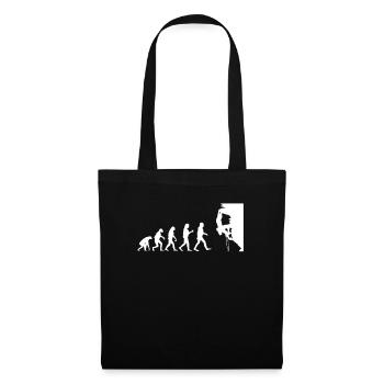 Climbing wall climbing climber funny - Tote Bag - black - Front