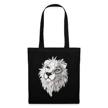 Lion dreaming - Tote Bag - black - Front
