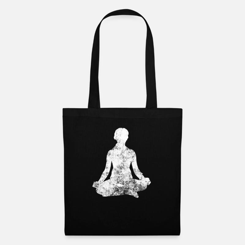 meditation - Tote Bag - black