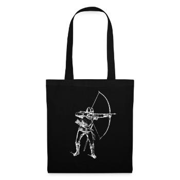 Archer - Sac en tissu - noir - Devant