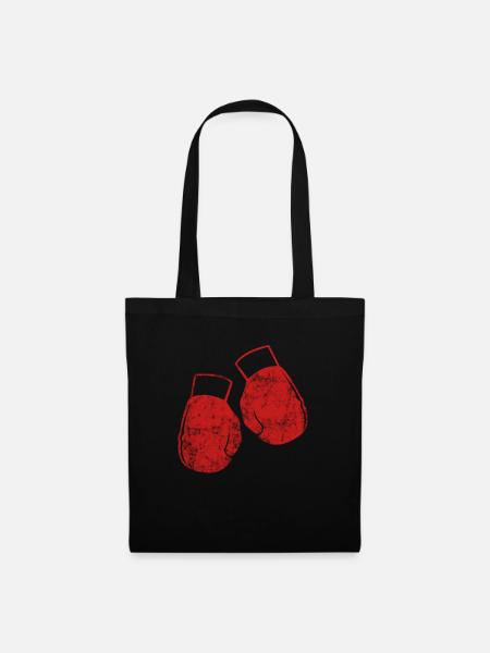 Boxhandschuhe - Stoffbeutel - Schwarz