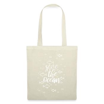 Océan Poisson Nature Amour Terre Humaine Mer Propre - Sac en tissu - nature - Devant