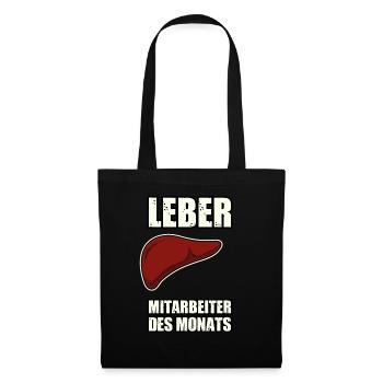 Employé du foie du mois Drôle de cadeau - Sac en tissu - noir - Devant