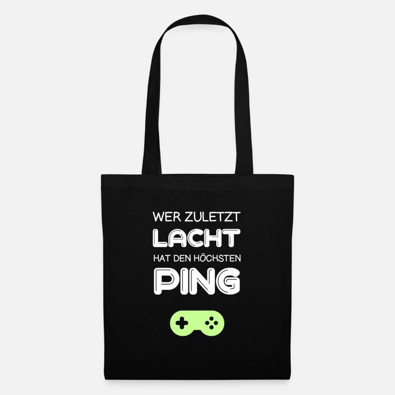 Gaming Konsole Computer - Stoffbeutel - Schwarz