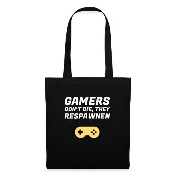 Gamer - Stoffbeutel - Schwarz - Vorne