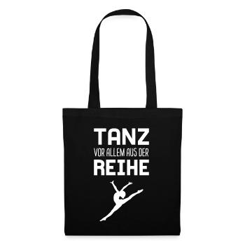 Danse musique danseur énonciation drôle - Sac en tissu - noir - Devant