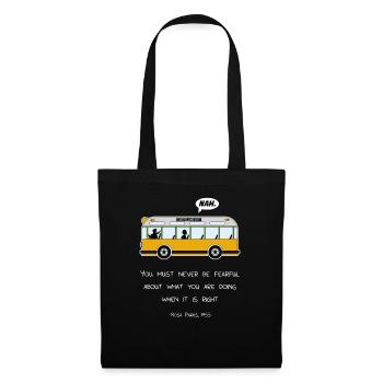 Pink Bus Parks Quote Anti Racism Nah Gift - Tote Bag - black - Front