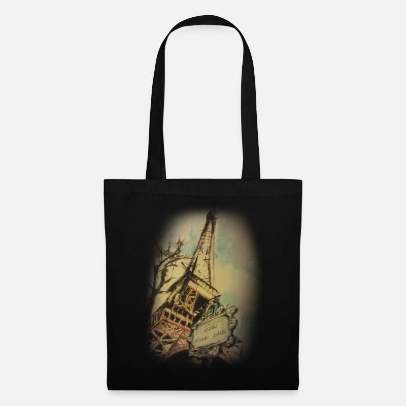 Paris Avenue Eiffel - Tote Bag - black