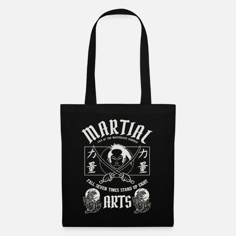 Martial Arts dunkle - Stoffbeutel - Schwarz
