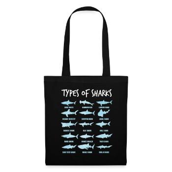 sharks - Tote Bag - black - Front