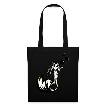 mermaid valentine - Tote Bag - black - Front