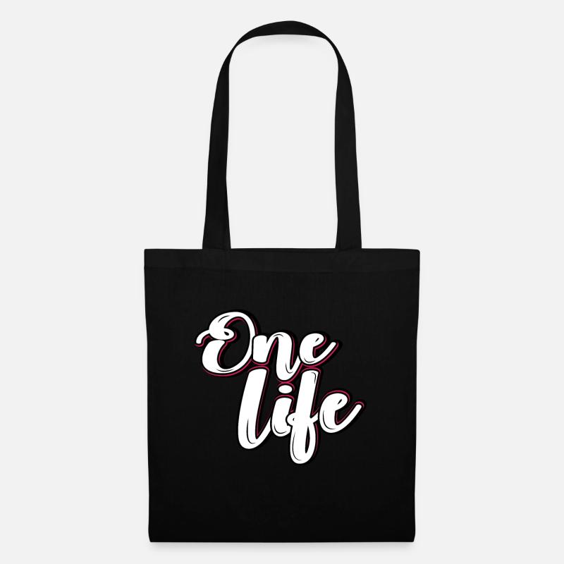 One Life - Tote Bag - black