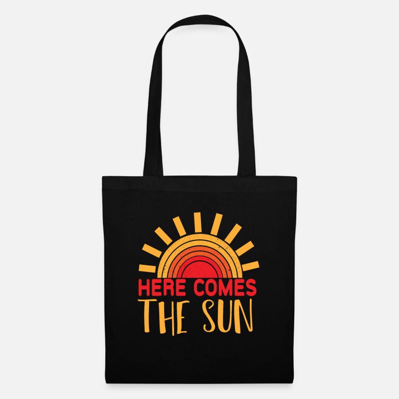 Here comes the sun - Here comes the sun - Tote Bag - black