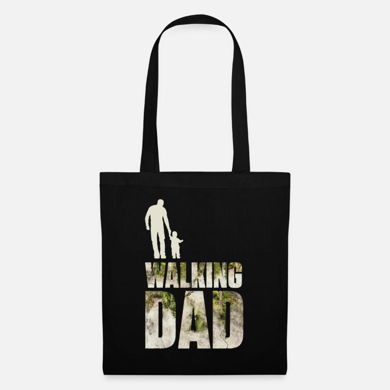 The walking dad - Tote Bag - black
