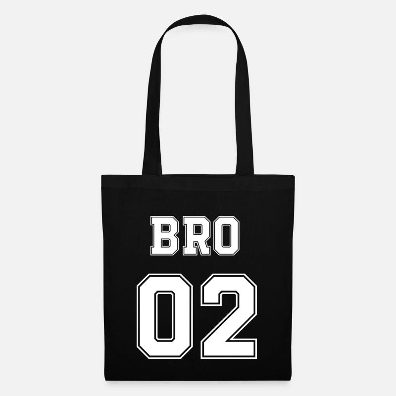 frère2 - Sac en tissu - noir