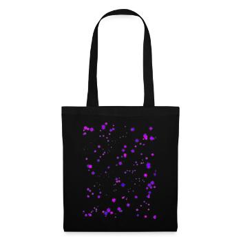 Purple color speckles - Tote Bag - black - Front