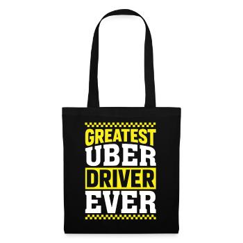 Great Uber driver motif - Tote Bag - black - Front