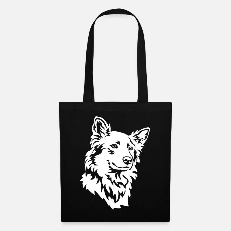 Harzer Fuchs Kopf "Black Edition" - Stoffbeutel - Schwarz
