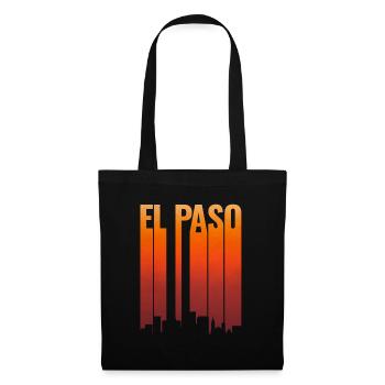 El Paso Skyline Sunset - Tote Bag - black - Front
