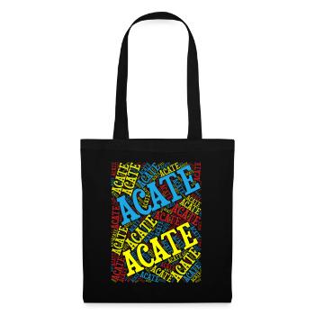 Sicilia t-shirt t-shirt Acate word cloud - Tote Bag - black - Front
