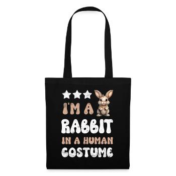 Rabbit Rabbit - Tote Bag - black - Front